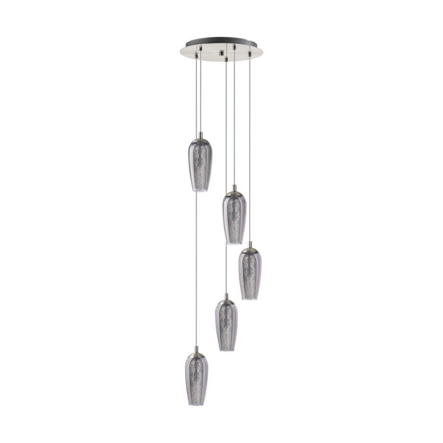 Eglo 96345 - LED-riippuvalaisin kaapelilla FARSALA 5xG9/2,5W/230V