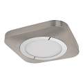 Eglo 96395 - LED-kattovalaisin PUYO LED/16,5W/230V niklattu