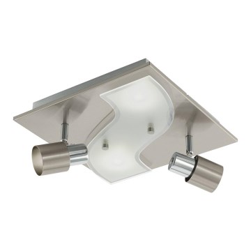 Eglo 96398 - LED-kohdevalaisin DIRUS 2xGU10/3,3W+2xLED/3,3W