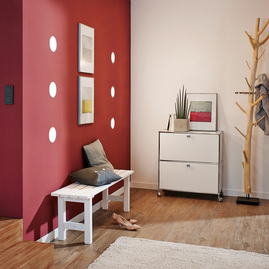 Eglo 96407 - LED-himmennettävä uppovalaisin FUEVA 1 LED/10,95W/230V halkaisija 17 cm