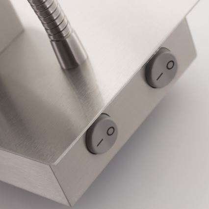 Eglo - LED joustava valaisin 1xE27/40W+LED/3,8W valkoinen