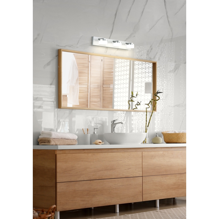 Eglo - LED Himmennettävä kylpyhuoneen seinävalaisin 3xLED/7,2W/ IP44