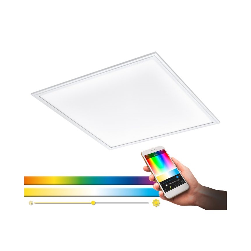 Eglo - LED RGBW Himmennysvalo SALOBRENA-C LED/30,5W/230V + kauko-ohjaus
