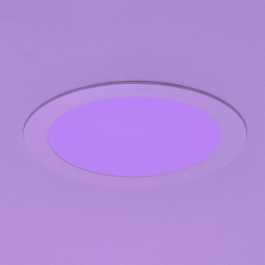 Eglo - LED RGBW himmennettävä upotettava kattovalaisin FUEVA-C LED/15,6W/230V halkaisija 22,5 cm