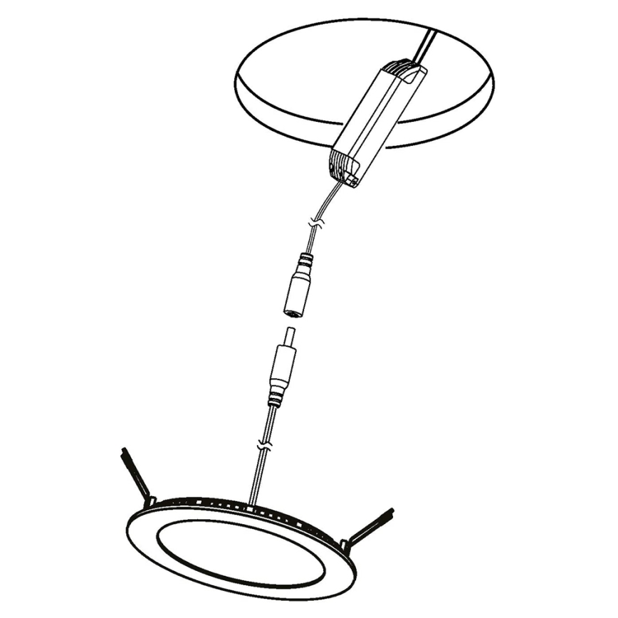 Eglo - LED RGBW himmennettävä upotettava kattovalaisin FUEVA-C LED/15,6W/230V halkaisija 22,5 cm