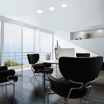 Eglo - LED RGBW himmennettävä kattovalaisin FUEVA-C LED/15,6W/230V Bluetooth, halkaisija 22,5 cm