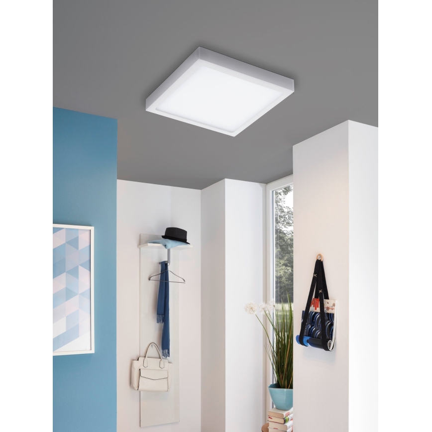 Eglo - himmennettävä RGBW-LED-kattovalaisin FUEVA-C LED/21W/230V 30x30 cm