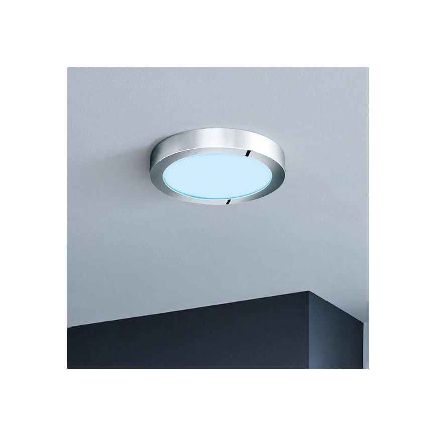 Eglo - LED RGBW himmennettävä kattovalaisin FUEVA-C LED/15,6W/230V Bluetooth halkaisija 22,5 cm