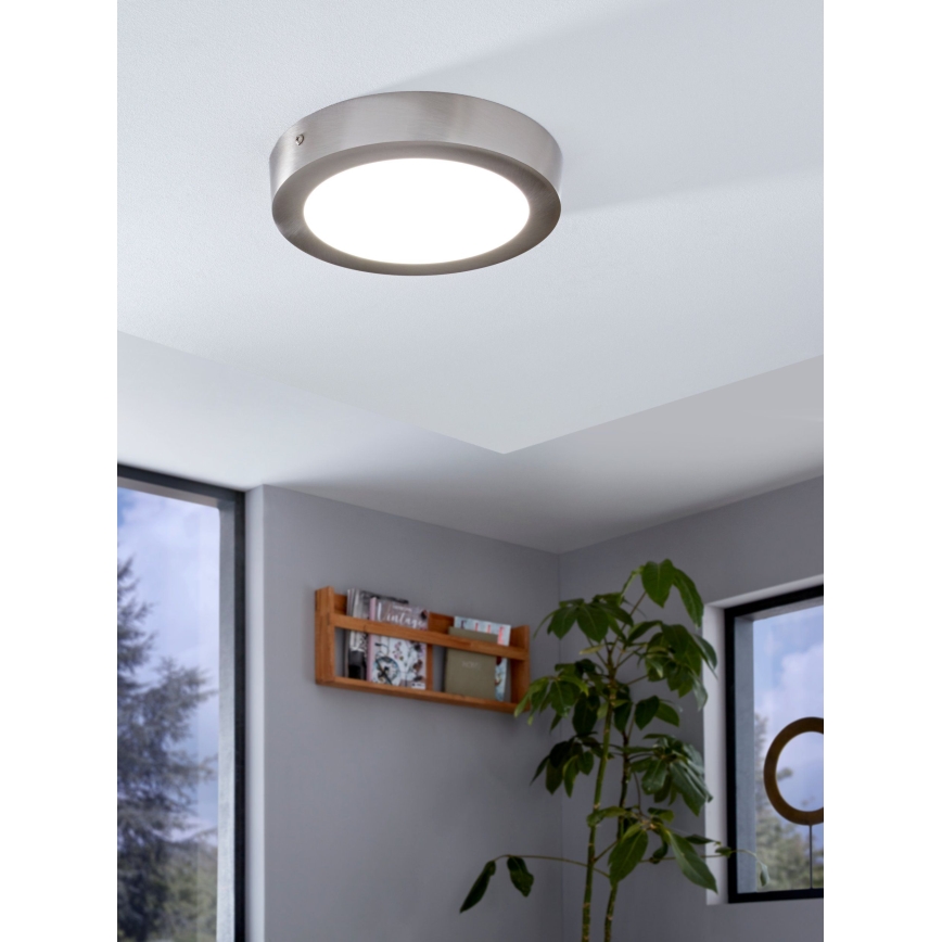 Eglo - LED RGBW himmennettävä kattovalaisin FUEVA-C LED/15,6W/230V Bluetooth halkaisija 22,5 cm