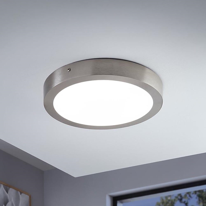 Eglo - LED RGBW himmennettävä kattovalaisin FUEVA-C LED/21W/230V Bluetooth Ø 30 cm