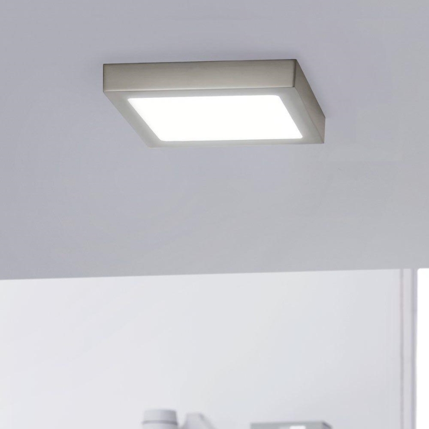 Eglo - LED RGBW himmennettävä kattovalaisin FUEVA-C LED/15,6W/230V Bluetooth 22,5x22,5 cm
