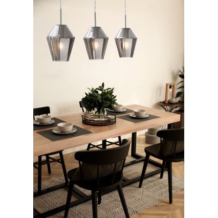 Eglo 96774 - Riippuvalaisin vaijerilla MURMILLO 3xE27/28W/230V