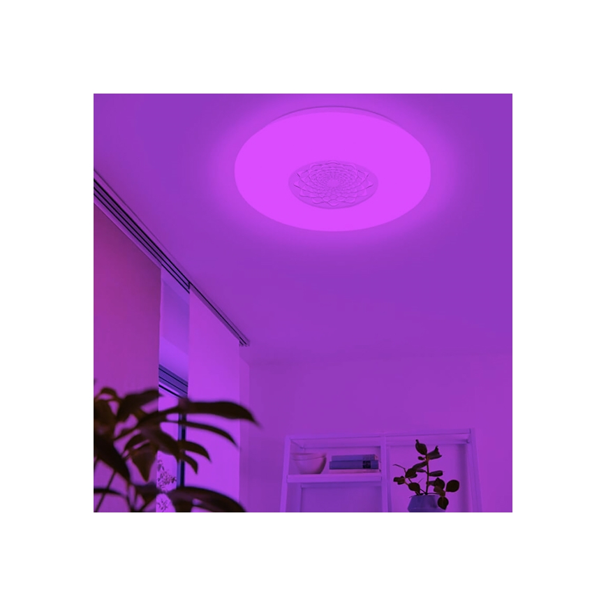 Eglo - LED RGBW himmennettävä seinä- ja kattovalaisin CAPASSO-C LED/17W/230V