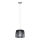 Eglo 96955 - Riippuvalaisin ARTANA kaapelilla 1xE27/60W/230V harmaa/musta 300mm