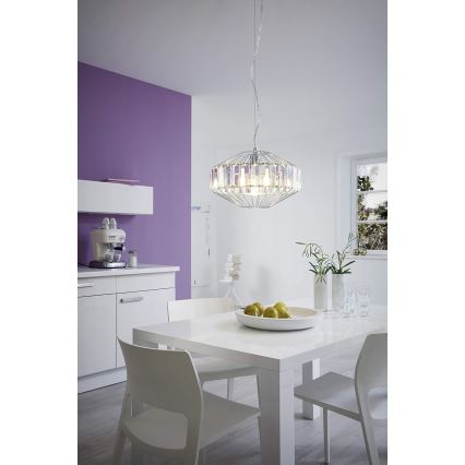 Eglo 96987 - Kattokruunu johdossa PEDROLA 1xE27/60W/230V