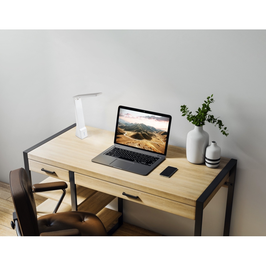 Eglo 97044 - Himmennettävä LED-pöytävalaisin LA SECA 1xLED/1,8W/230V valkoinen