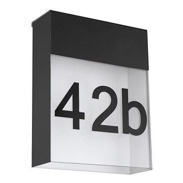 Eglo 97117 - LED-talonumero PONSO LED/4,8W/230V IP44