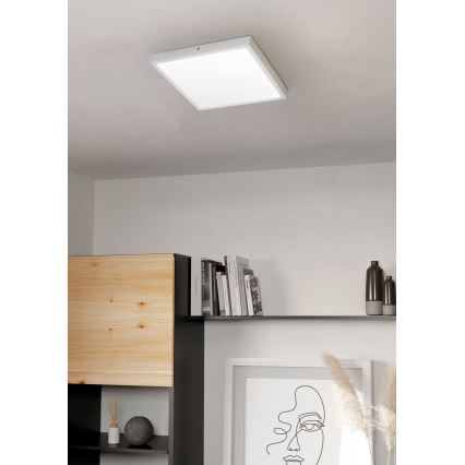 Eglo - LED kattovalaisin LED/25W/230V valkoinen neliö 4000K 40x40 cm