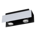 Eglo 97395 - LED-kohdevalaisin VISERBA 2xGU10/5W/230V