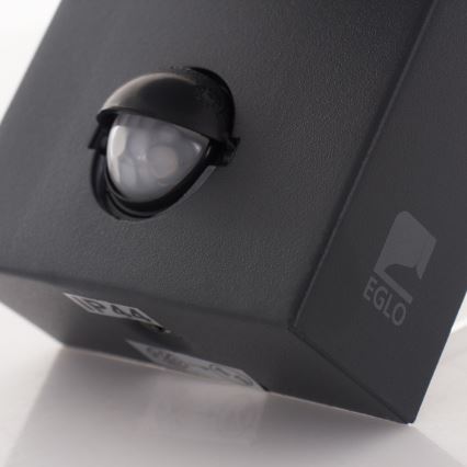 Eglo 97451 - Ulkoseinävalaisin anturilla CALDIERO 1xE27/10W/230V IP44