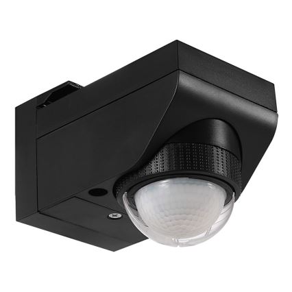 Eglo 97467 - Ulkoinen liiketunnistin ja hämäräkytkin DETECT ME 4 12 m musta IP44