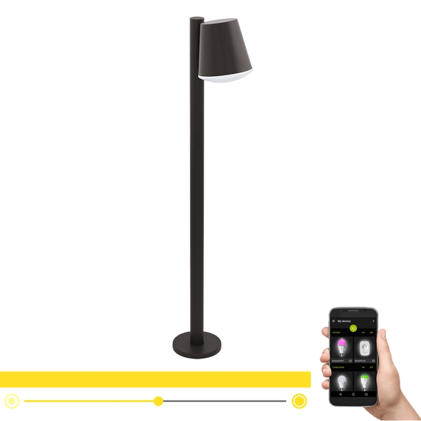 Eglo - LED himmennettävä ulkovalaisin CALDIERO-C 1xE27/9W/230V antrasiitti IP44