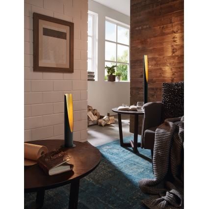 Eglo - LED-lattiavalaisin 1xGU10/4,5W/230V musta