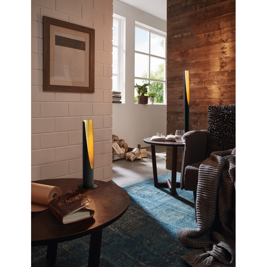 Eglo - LED-lattiavalaisin 1xGU10/4,5W/230V musta