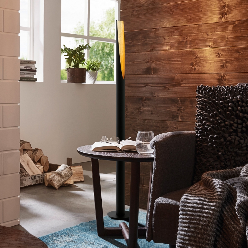 Eglo - LED-lattiavalaisin 1xGU10/4,5W/230V musta