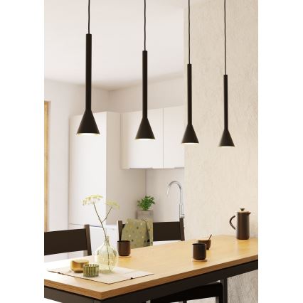 Eglo 97605 - LED-kattokruunu narussa CORTADERAS 4xGU10/5W/230V