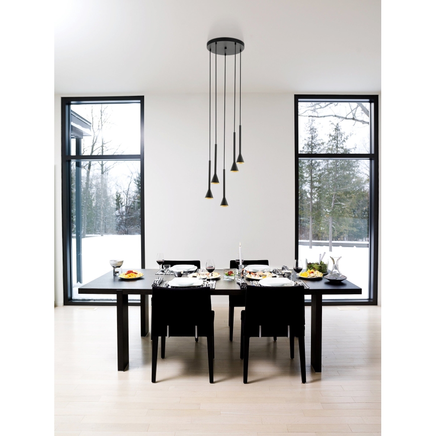 Eglo 97606 - LED-kattokruunu narussa CORTADERAS 5xGU10/5W/230V