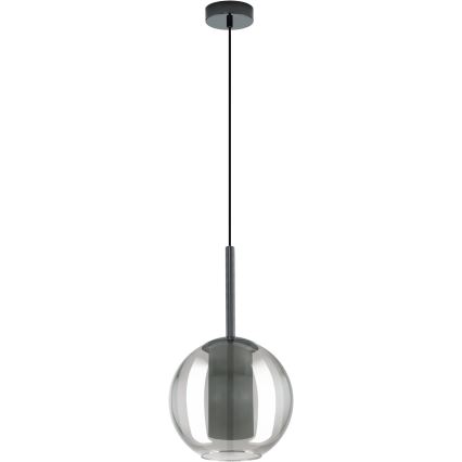 Eglo 97633 - Riippuvalaisin johdolla TINDARI 1xE27/60W/230V savunmusta