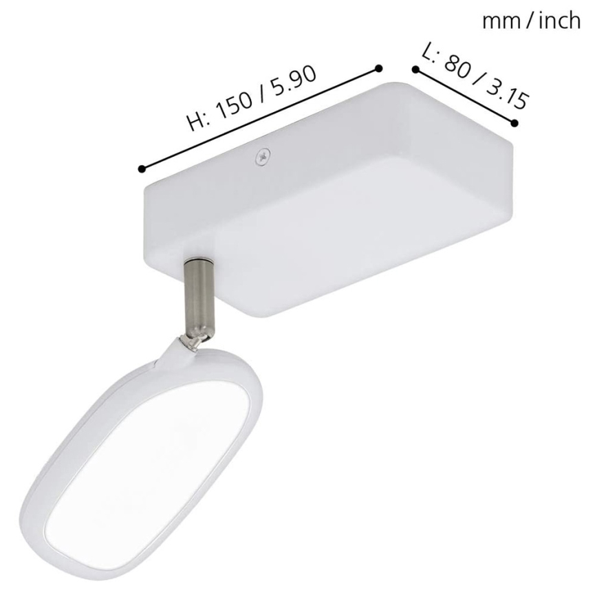 Eglo - LED RGB Kohdevalaisin PALOMBARE-C 1xLED/5W/230V