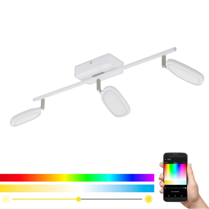 Eglo - LED RGB Kohdevalaisin PALOMBARE-C 3xLED/5W/230V