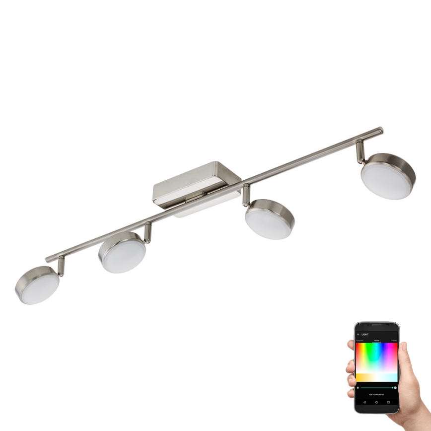 Eglo - LED RGB Himmennettävä kohdevalo CORROPOLI-C 4xLED/5W/230V