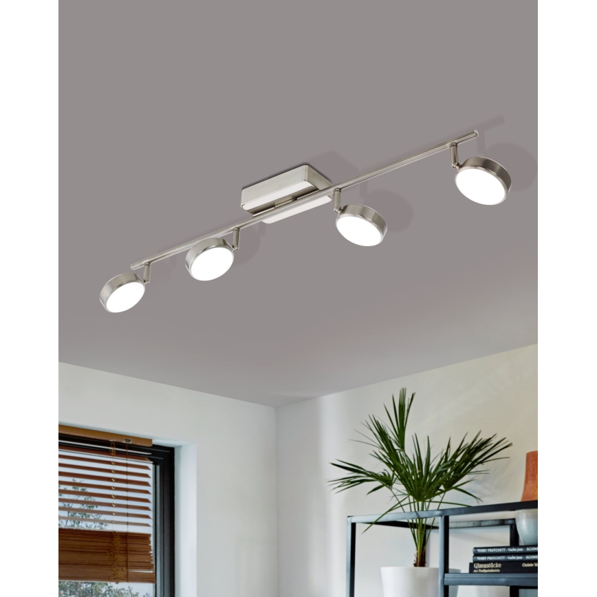 Eglo - LED RGB Himmennettävä kohdevalo CORROPOLI-C 4xLED/5W/230V