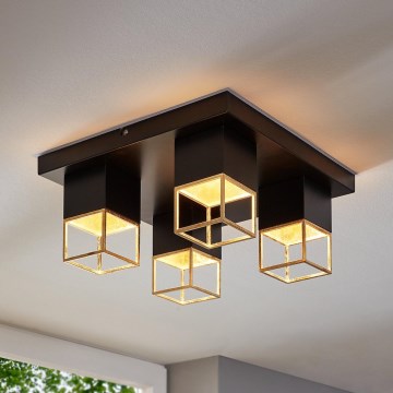 Eglo 97731 - LED pinta-asennettava kattokruunu MONTEBALDO 4xGU10/5W/230V