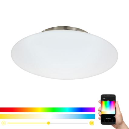 Eglo 97811 - LED RGB himmennettävä kattovalaisin FRATTINA-C 1xLED/27W/230V