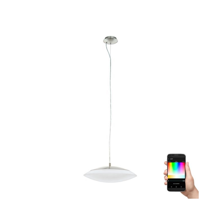 Eglo 97812 - himmennettävä LED RGB -riippuvalaisin vaijerilla FRATTINA-C LED/27W/230V