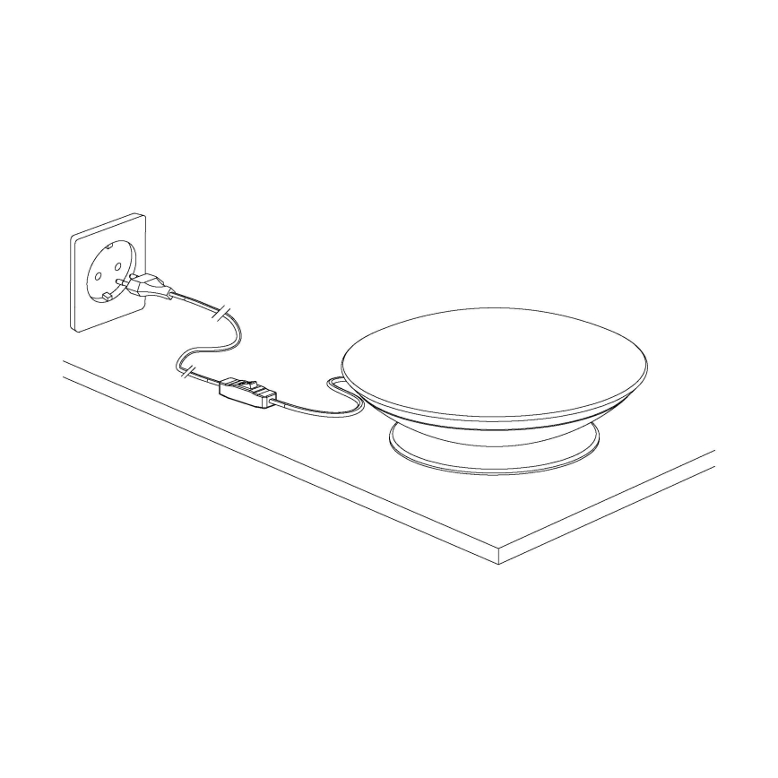 Eglo 97813 - LED RGB himmennettävä pöytälamppu FRATTINA-C 1xLED/18W/230V