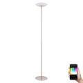 Eglo 97814 - LED RGB himmennettävä lattiavalaisin FRATTINA-C 1xLED/18W/230V