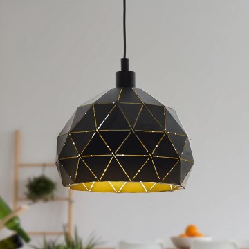 Eglo 97845 - Kattokruunu narulla ROCCAFORTE 1xE27/60W/230V