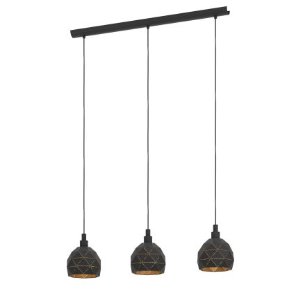 Eglo 97846 - Kattokruunu narulla ROCCAFORTE 3xE14/40W/230V