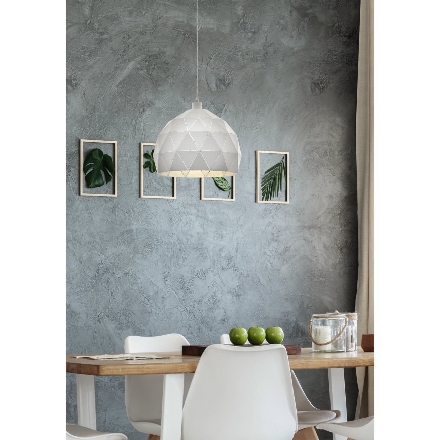 Eglo 97855 - Kattokruunu narulla ROCCAFORTE 1xE27/60W/230V