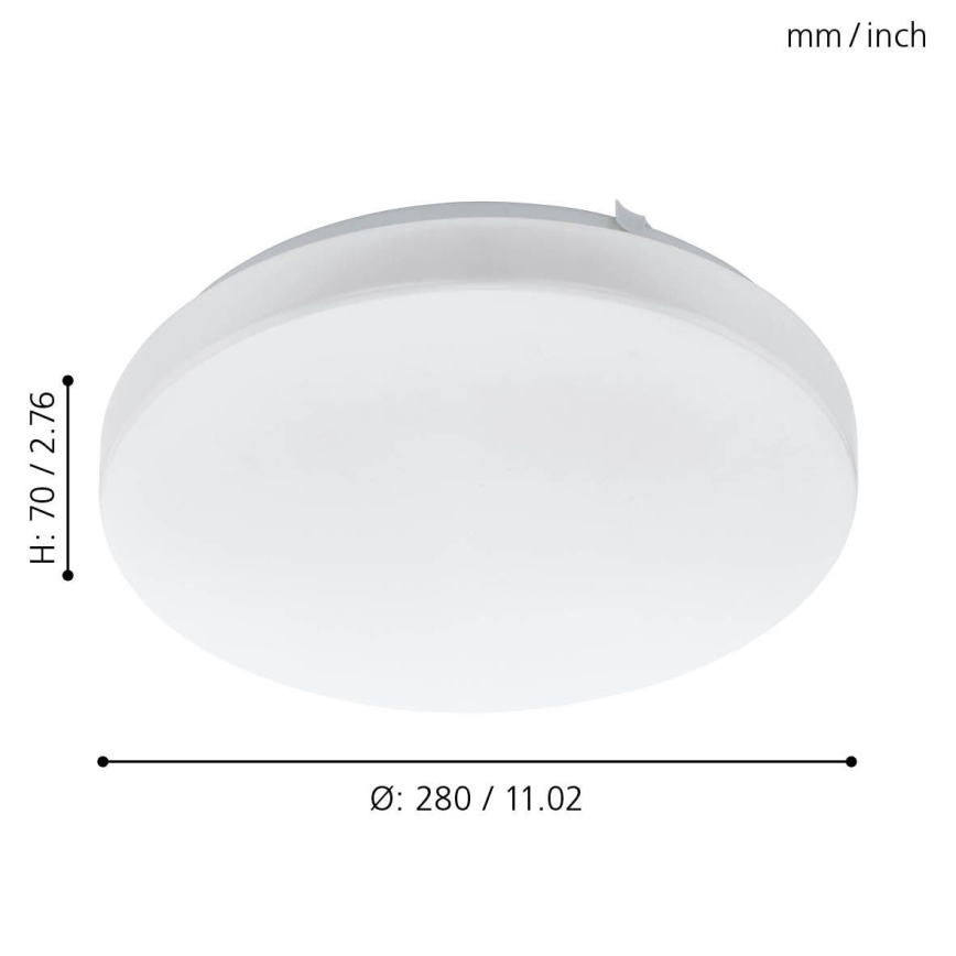 Eglo 97871 - LED-kattovalaisin FRANIA LED/11,5W/230V