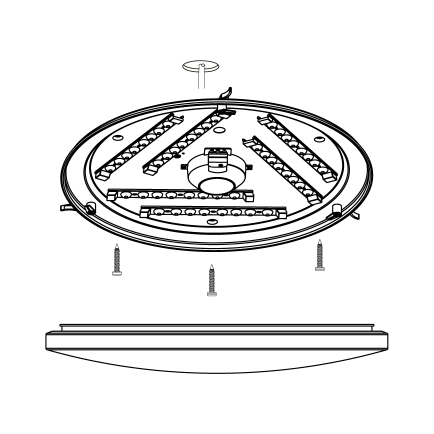 Eglo 97873 - LED-kattovalaisin FRANIA LED/33,5W/230V