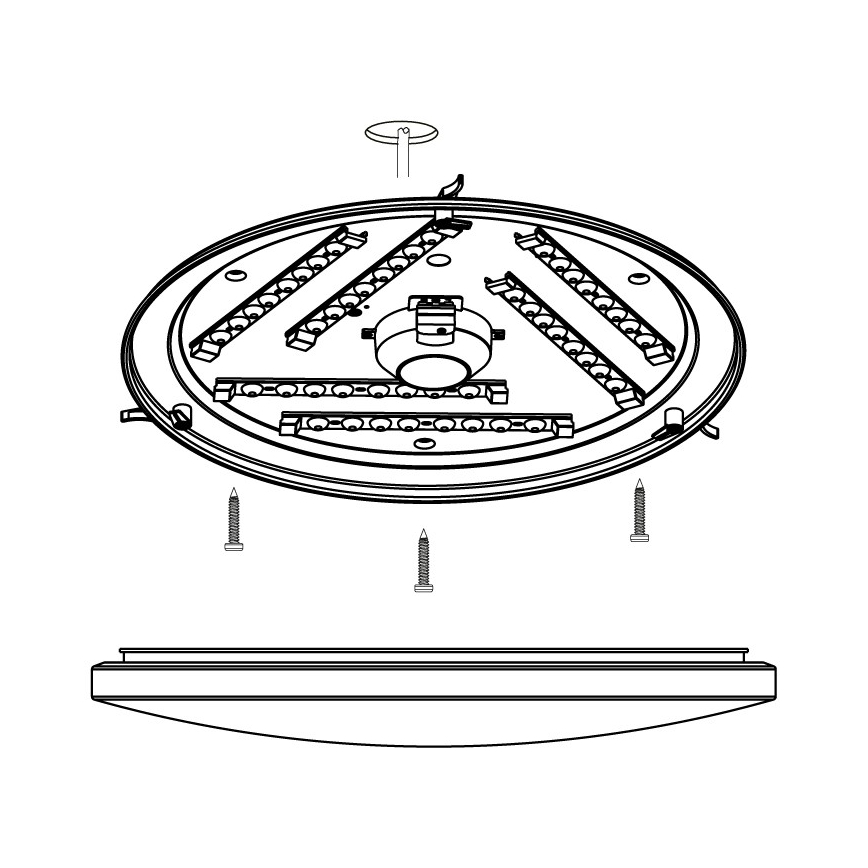 Eglo 97879 - LED-kattovalaisin FRANIA-S LED/33,5W/230V