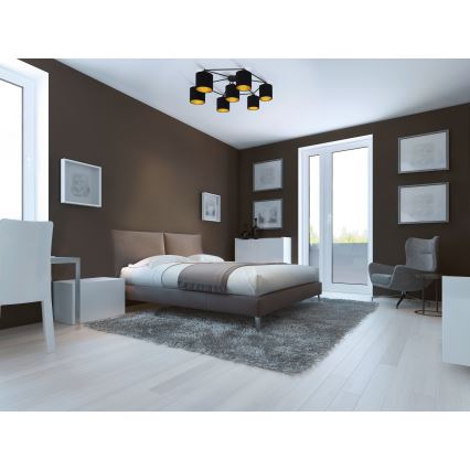 Eglo 97895 - Kiinteä kattokruunu STAITI 7xE27/40W/230V