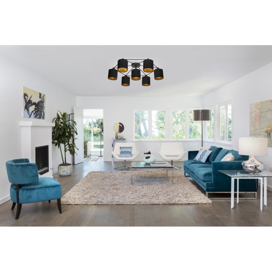 Eglo 97895 - Kiinteä kattokruunu STAITI 7xE27/40W/230V