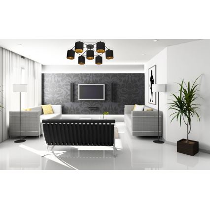 Eglo 97895 - Kiinteä kattokruunu STAITI 7xE27/40W/230V